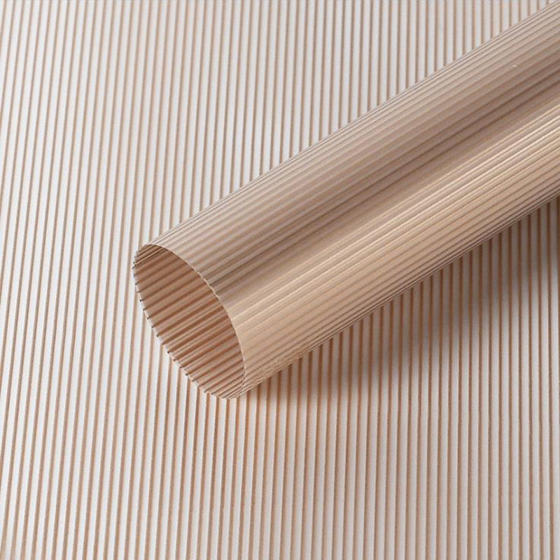 MYHC-04 Haze Line einfarbige Blumenverpackungsfolie mit vertikalem Muster