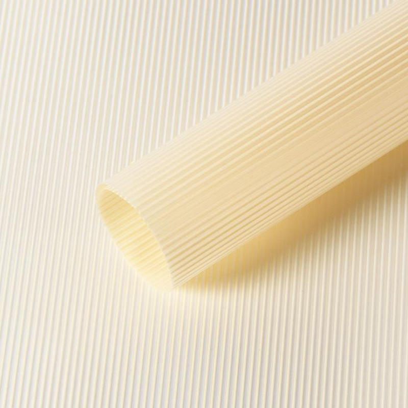 MYHC-04 Haze Line einfarbige Blumenverpackungsfolie mit vertikalem Muster