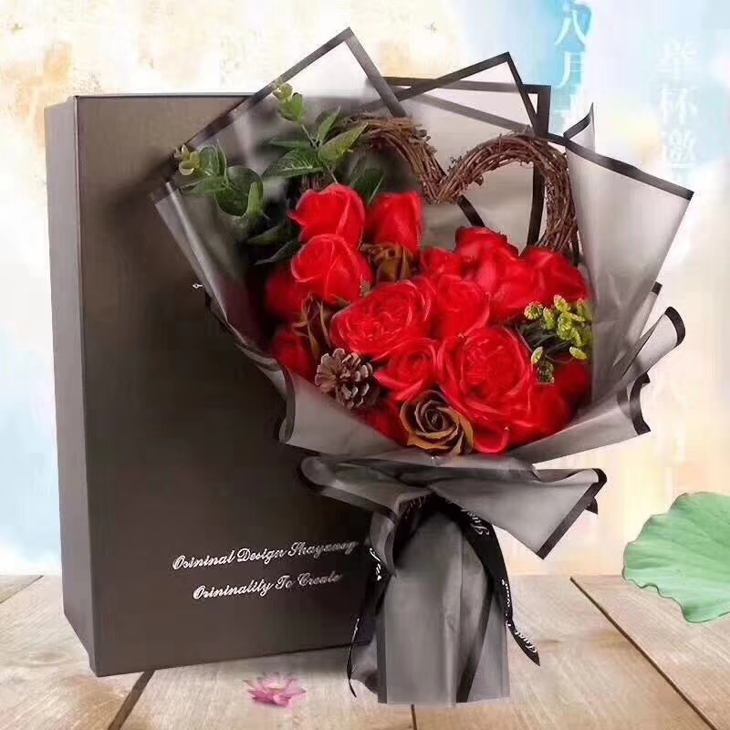 MYHC-05 Ring Heavy Color Monochrom Matte Flower Verpackungsfolie