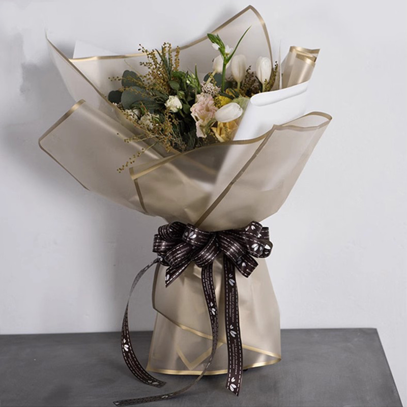 MYHC-05 Ring Heavy Color Monochrom Matte Flower Verpackungsfolie
