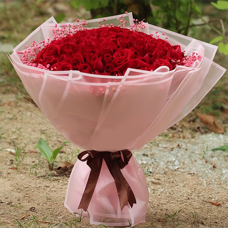 MYHC-05 Ring Heavy Color Monochrom Matte Flower Verpackungsfolie