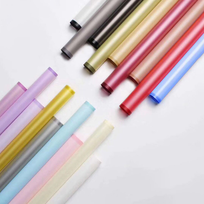 MYHC-05 Ring Heavy Color Monochrom Matte Flower Verpackungsfolie