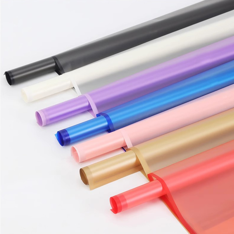 MYHC-05 Ring Heavy Color Monochrom Matte Flower Verpackungsfolie