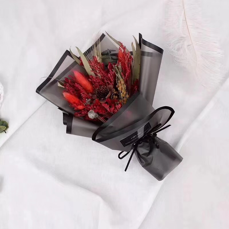 MYHC-05 Ring Heavy Color Monochrom Matte Flower Verpackungsfolie