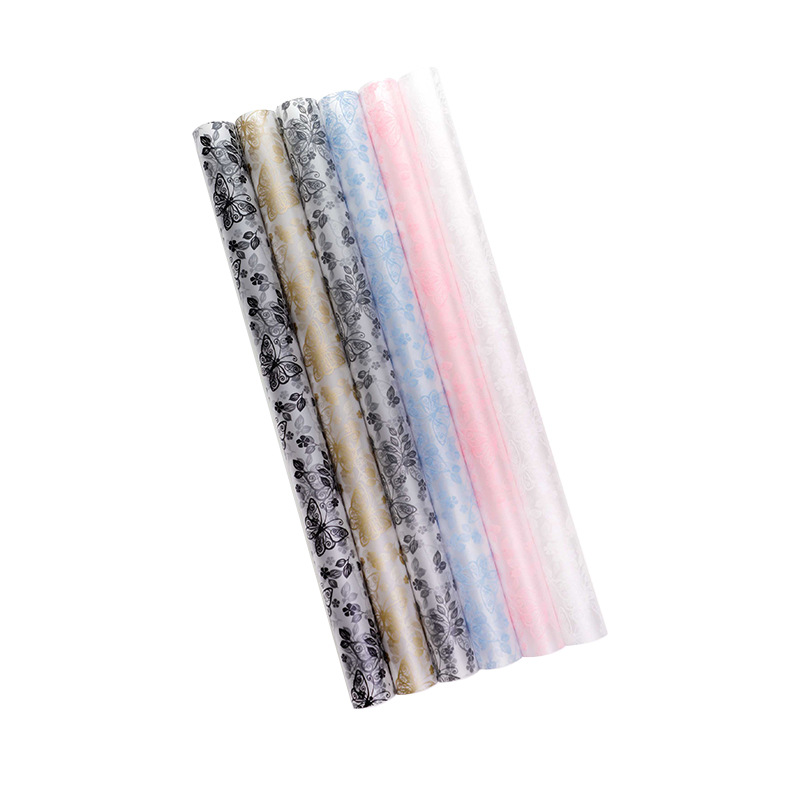 MYHC-07 Exquisite Schmetterlingslinien, transparente Blumenverpackungsfolie