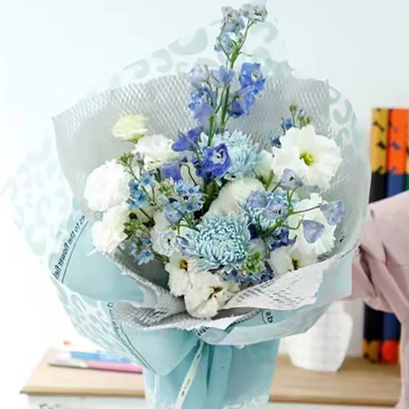 MYHC-08 Leopardenmuster-Kanten-Massagefolie, Kunststoff-Blumenverpackungsfolie