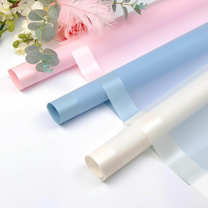 MYHC-09 Puffy Rock 57×57cm (±2cm) Einfarbige Blumenverpackungsfolie