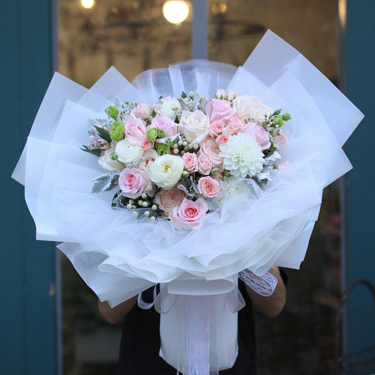 MYHC-09 Puffy Rock 57×57cm (±2cm) Einfarbige Blumenverpackungsfolie