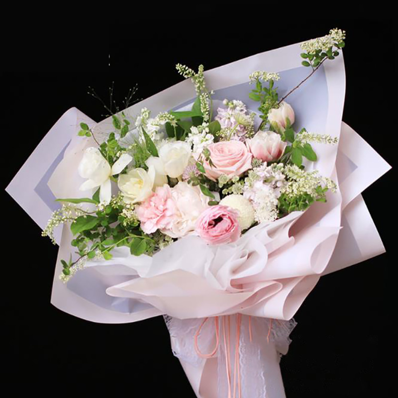 MYHC-09 Puffy Rock 57×57cm (±2cm) Einfarbige Blumenverpackungsfolie