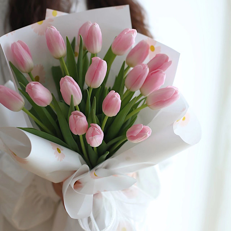 MYHC-18 Frisches kleines Gänseblümchen-Perlenfolien-Blumen-Geschenkpapier