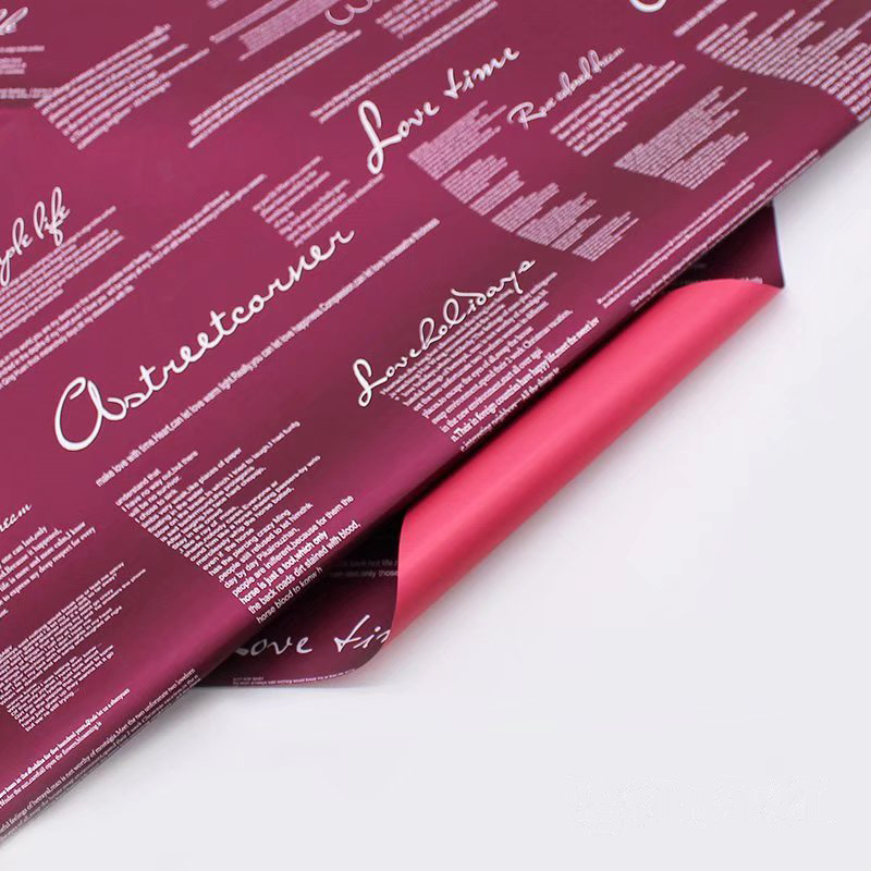 MYHC-20 Englisches Dekorations-Ouya-Papier, Perlenfolie, Blumen-Geschenkpapier