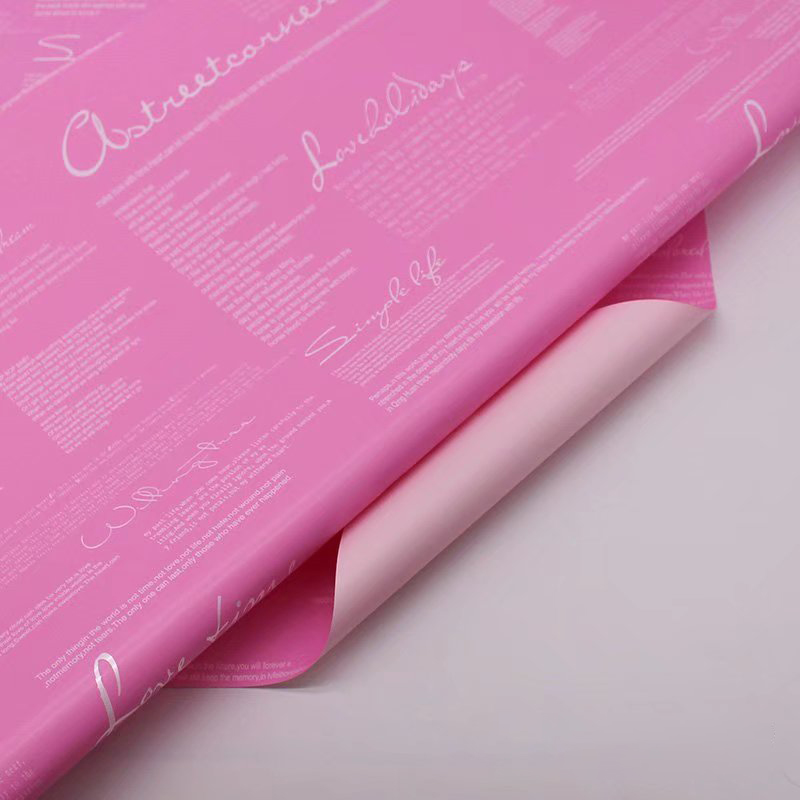 MYHC-20 Englisches Dekorations-Ouya-Papier, Perlenfolie, Blumen-Geschenkpapier