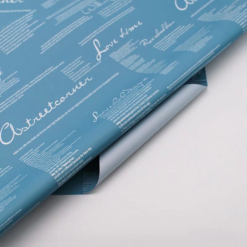 MYHC-20 Englisches Dekorations-Ouya-Papier, Perlenfolie, Blumen-Geschenkpapier