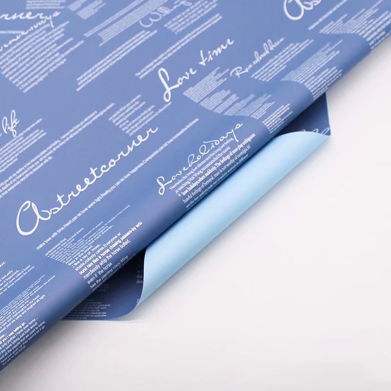 MYHC-20 Englisches Dekorations-Ouya-Papier, Perlenfolie, Blumen-Geschenkpapier