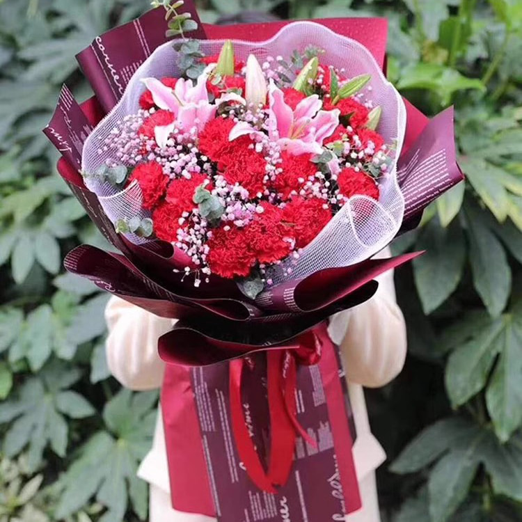 MYHC-20 Englisches Dekorations-Ouya-Papier, Perlenfolie, Blumen-Geschenkpapier