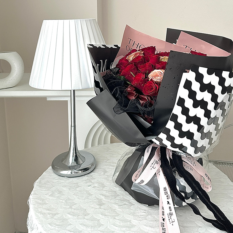 MYHC-35 BOPP Wellenmuster, wasserfestes Blumen-Geschenkpapier