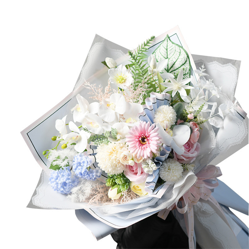 MYHC-39 Memory-Fotorahmen, 57 x 57 cm (± 2 cm), wasserfestes Blumen-Geschenkpapier