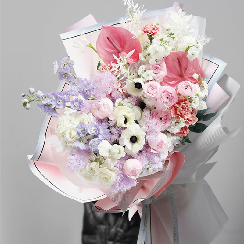 MYHC-39 Memory-Fotorahmen, 57 x 57 cm (± 2 cm), wasserfestes Blumen-Geschenkpapier