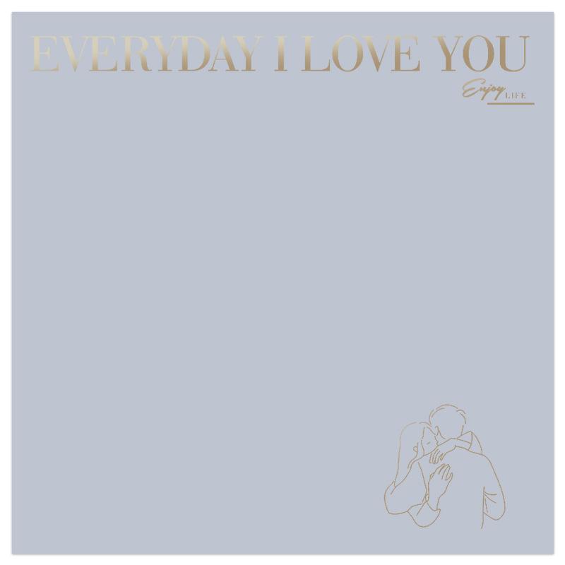 MYHC-40 Jane Eyre Hug Pattern Monochromes Baumwollblumen-Geschenkpapier
