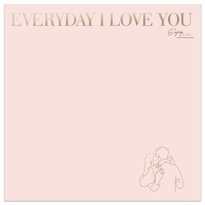 MYHC-40 Jane Eyre Hug Pattern Monochromes Baumwollblumen-Geschenkpapier