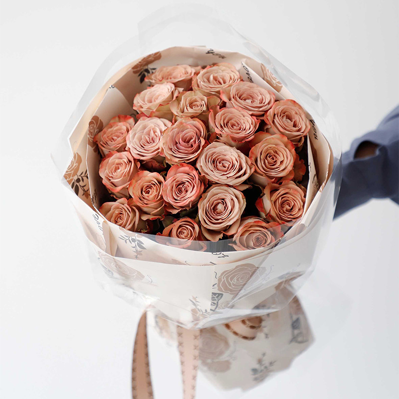 MYHC-47 Blumen-Geschenkpapier mit geringer Sättigung aus Rindsleder