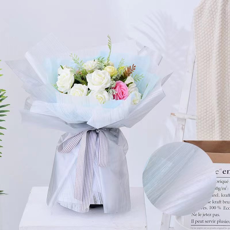 MYHC-51 Seidenförmiges, durchscheinendes, mattes Blumen-Geschenkpapier