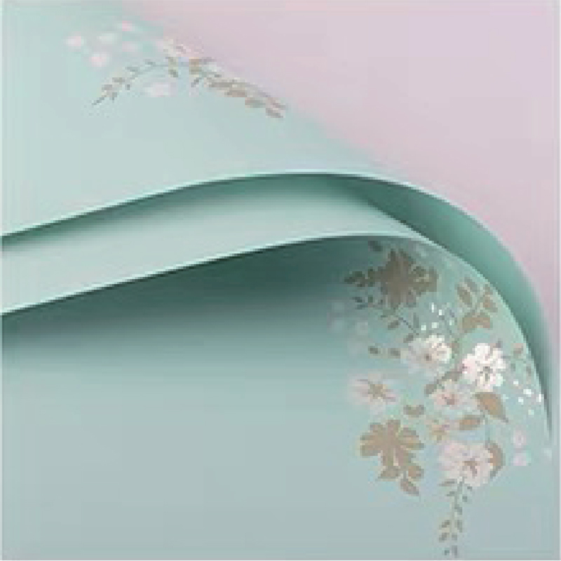 MYHC-55 Einfache, helle, matte Blumenverpackungsfolie