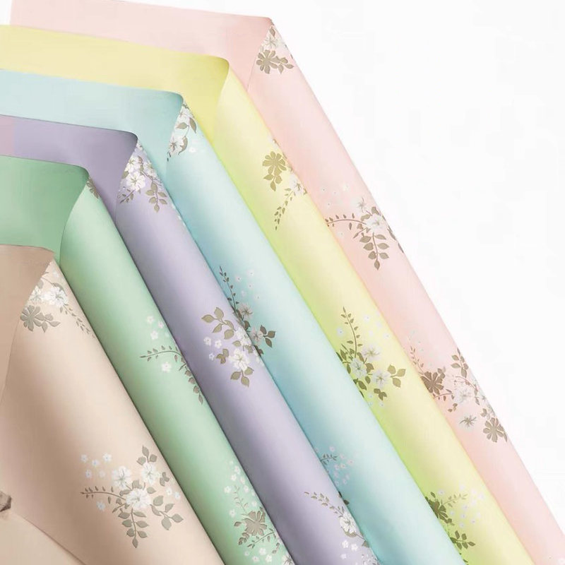 MYHC-55 Einfache, helle, matte Blumenverpackungsfolie