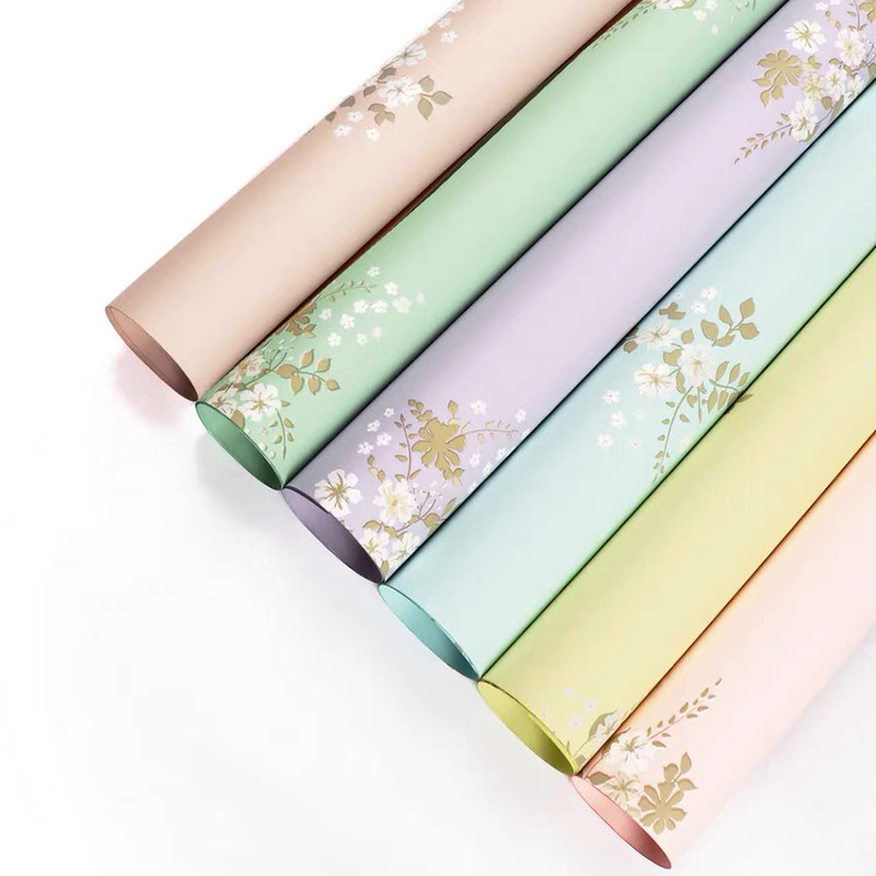MYHC-55 Einfache, helle, matte Blumenverpackungsfolie