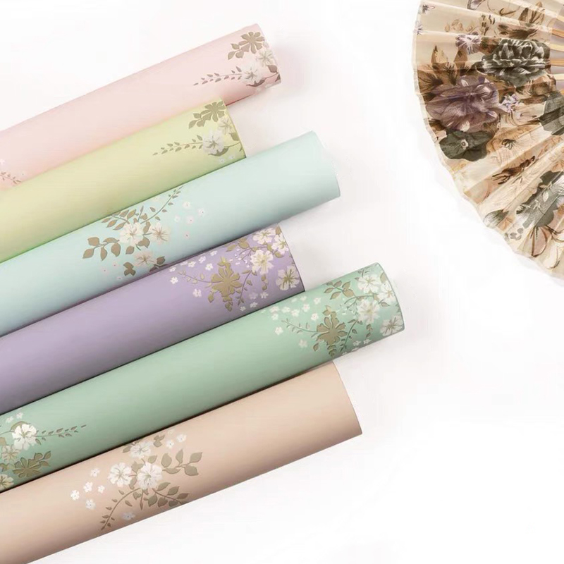MYHC-55 Einfache, helle, matte Blumenverpackungsfolie