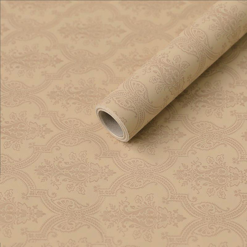 MYHC-56 Geschenkpapier mit Reliefdruck, einfarbig, Baumwollblumen