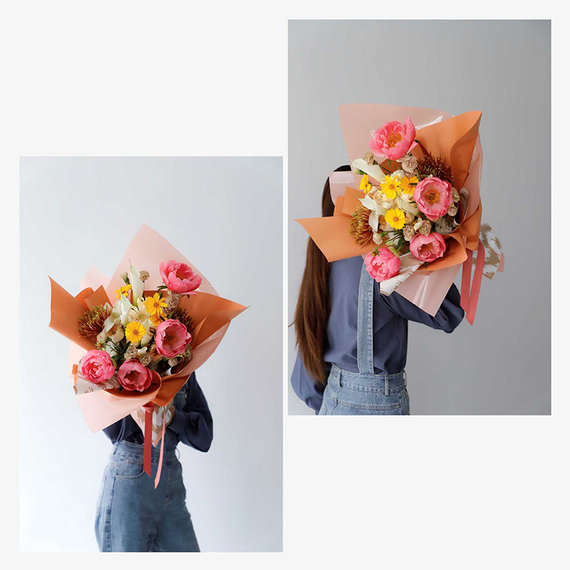 MYHC-57 Pearl Film BOPP Wasserdichte Blumenverpackungsfolie