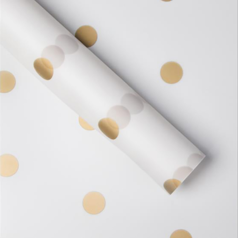 MYHC-58 Gepunktetes Blumen-Geschenkpapier aus Baumwolle