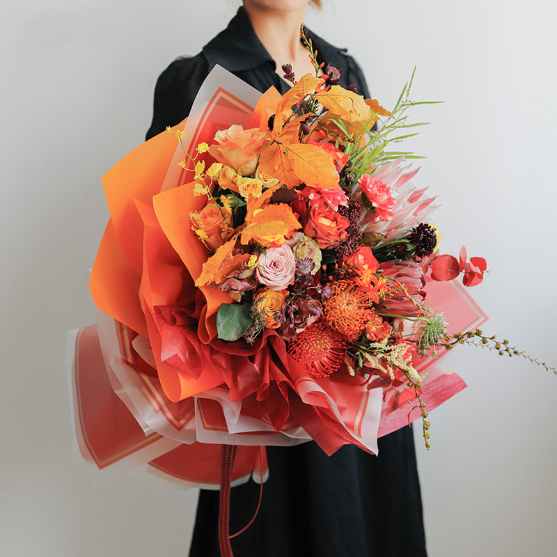 MYHC-61 Geschenkpapier mit weißem Rand und goldenem Rand, matte Folie, mattes Blumen-Geschenkpapier