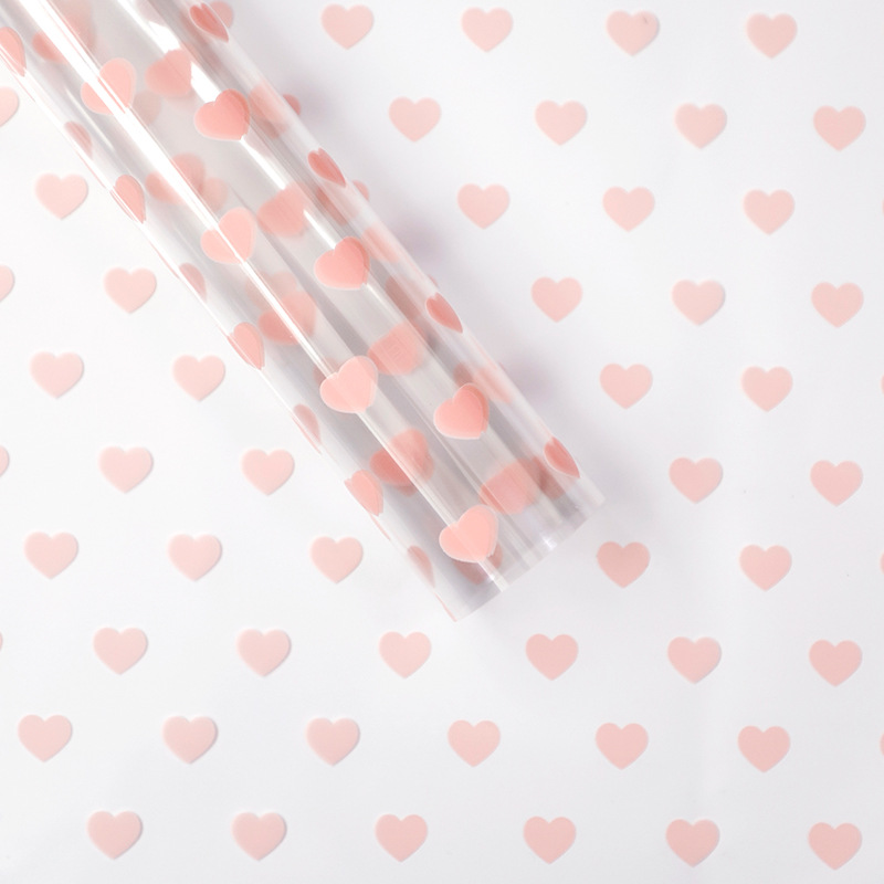 MYHC-62 Even Love Dekoration OPP Transparentes Blumen-Geschenkpapier
