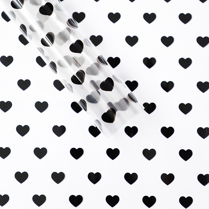 MYHC-62 Even Love Dekoration OPP Transparentes Blumen-Geschenkpapier