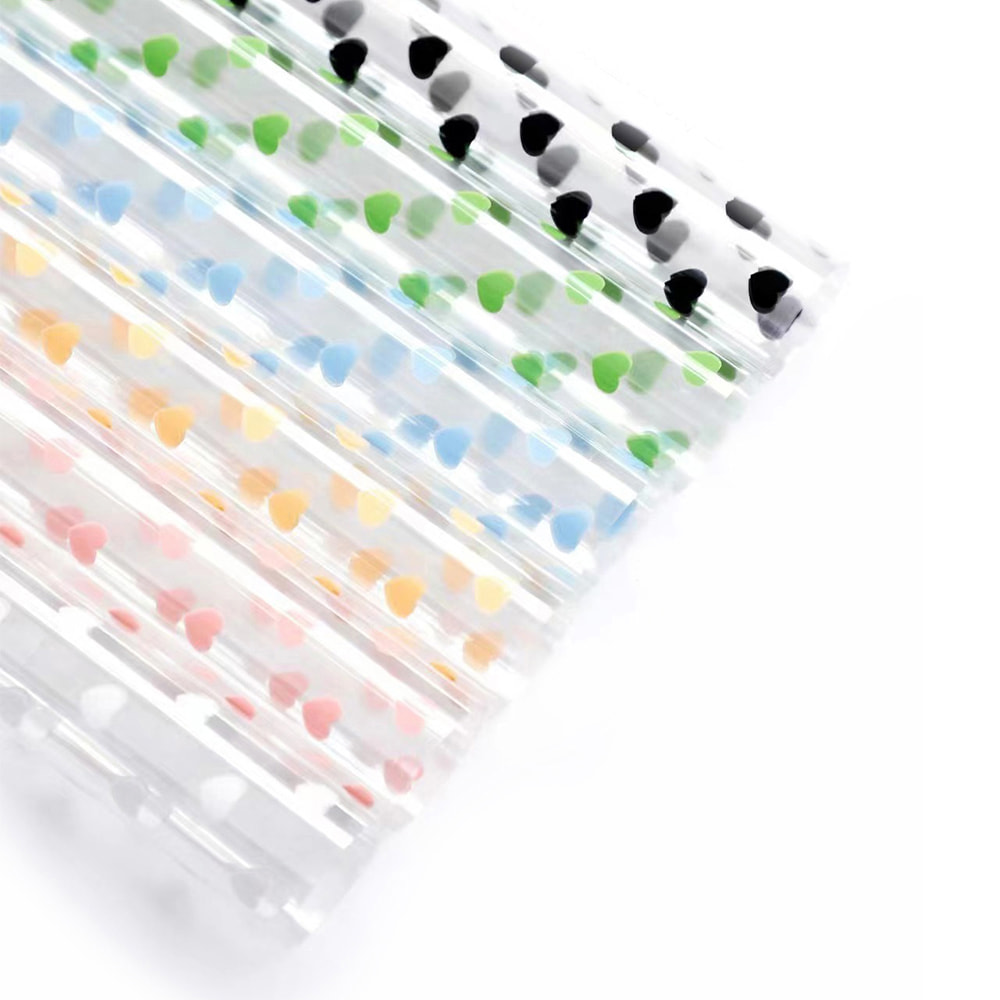 MYHC-62 Even Love Dekoration OPP Transparentes Blumen-Geschenkpapier