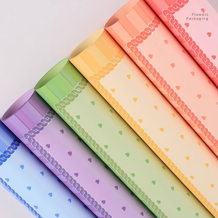 MYHC-65 Prinzessinnenkleid, helle Kunststoff-Blumenverpackungsfolie