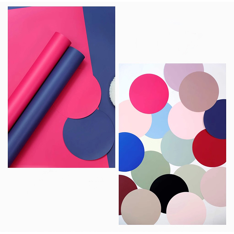 MYHC-68 Pearl Film 8 Seide 45×50 cm (±2 cm), einfarbiges Blumen-Geschenkpapier