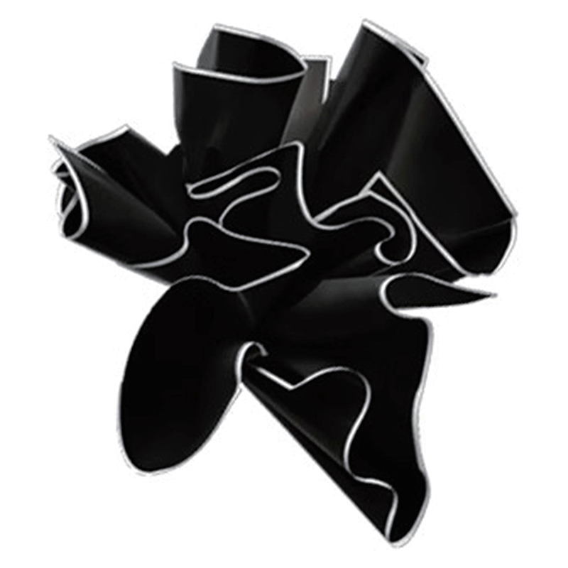 MYHC-69 Schwarz-weißes, wasserfestes Blumenverpackungspapier mit edler Mattierungsfolie (BOPP).