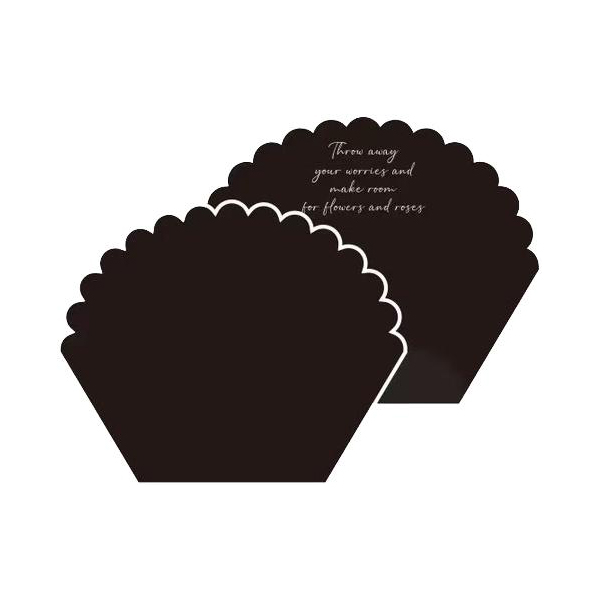MYHC-71 Monochromes, blütenblattförmiges Baumwollblumen-Geschenkpapier