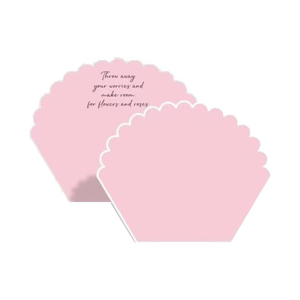 MYHC-71 Monochromes, blütenblattförmiges Baumwollblumen-Geschenkpapier