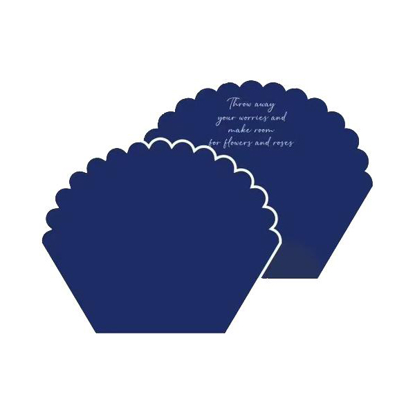 MYHC-71 Monochromes, blütenblattförmiges Baumwollblumen-Geschenkpapier