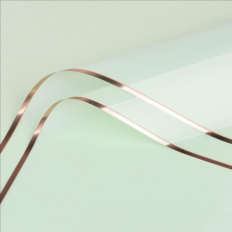 MYHC-72 Einfarbige Goldkante Wasserlichtfolie Transparente Blumenverpackungsfolie
