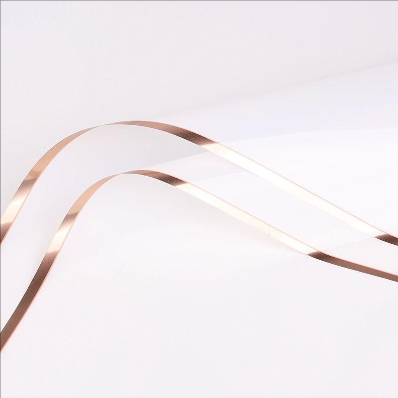 MYHC-72 Einfarbige Goldkante Wasserlichtfolie Transparente Blumenverpackungsfolie