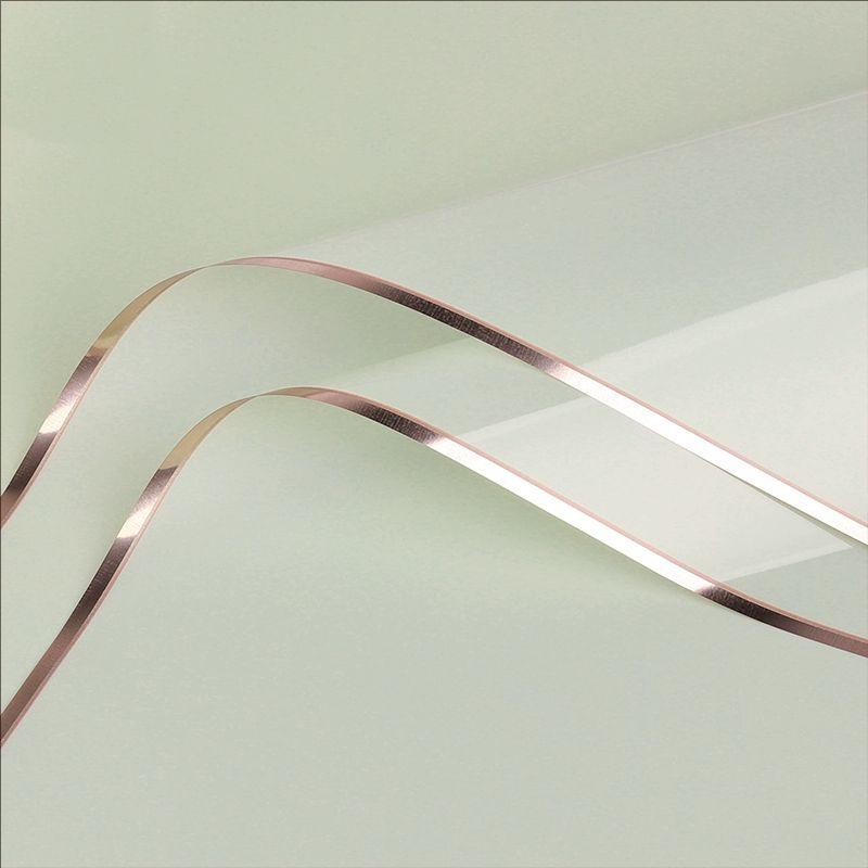 MYHC-72 Einfarbige Goldkante Wasserlichtfolie Transparente Blumenverpackungsfolie