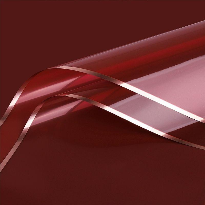 MYHC-72 Einfarbige Goldkante Wasserlichtfolie Transparente Blumenverpackungsfolie