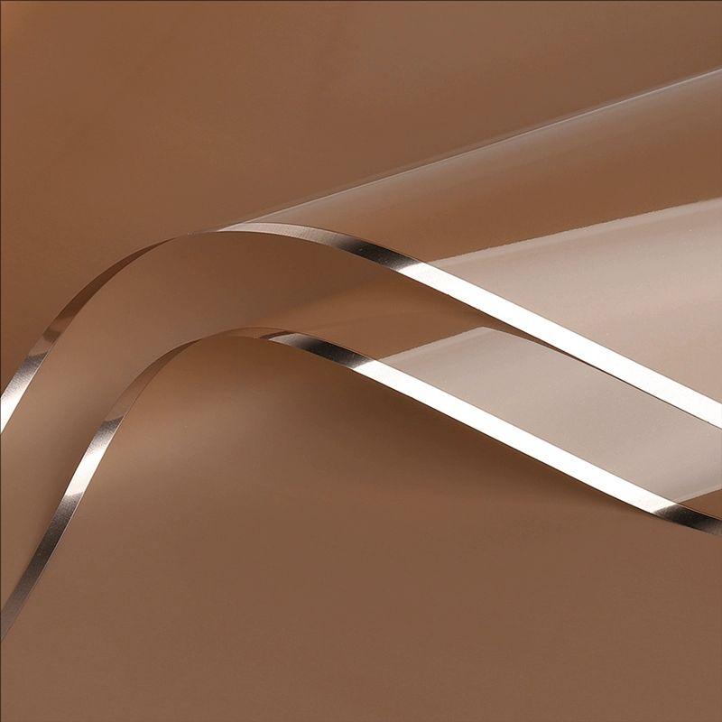 MYHC-72 Einfarbige Goldkante Wasserlichtfolie Transparente Blumenverpackungsfolie