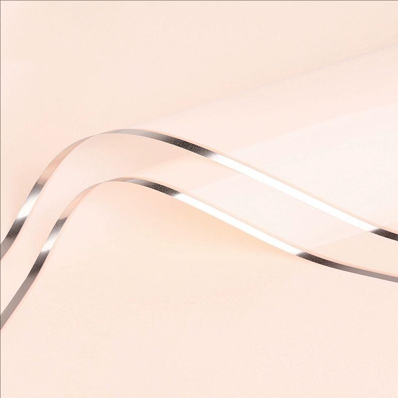 MYHC-72 Einfarbige Goldkante Wasserlichtfolie Transparente Blumenverpackungsfolie