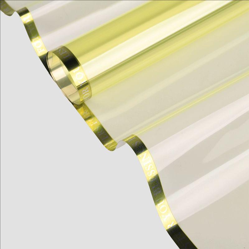 MYHC-73 Spitzen-Glitzerfolie Opp transparente Blumenverpackungsfolie